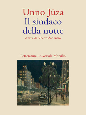 cover image of Il sindaco della notte